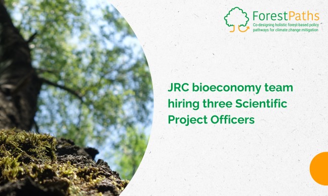 JRC bioeconomy team hiring three Scientific Project Officers