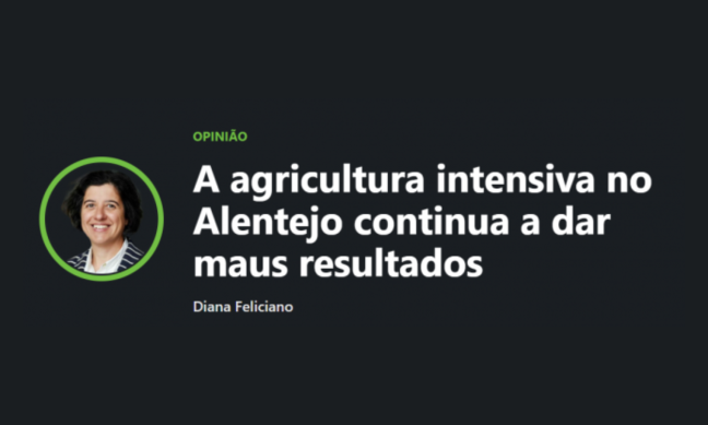 ForestPaths partner assesses the impact of intensive agriculture in Alentejo in Publico opinion piece